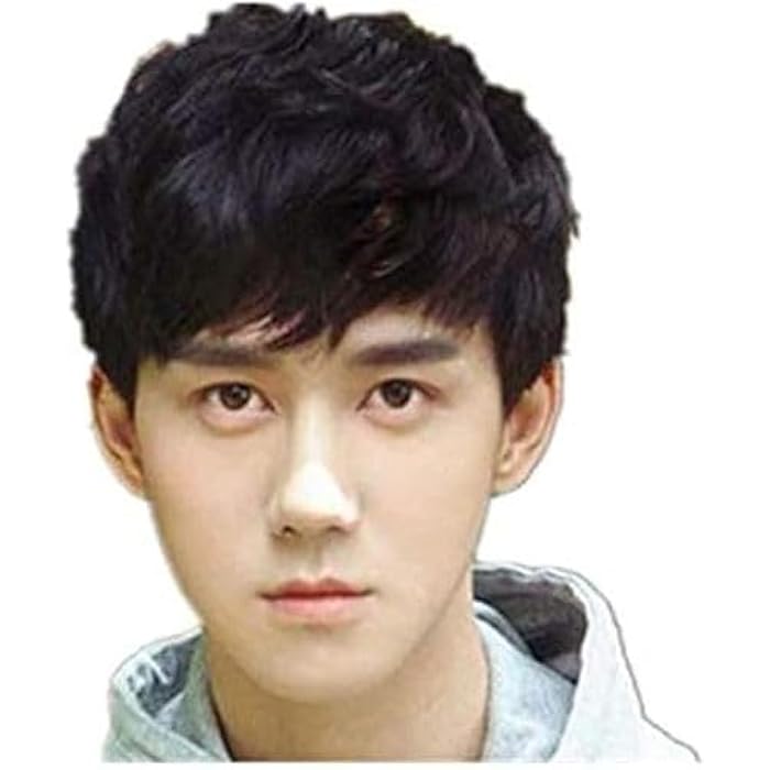 DILLARDS Men's Black Wave Thermal Fiber Wig - Image 2